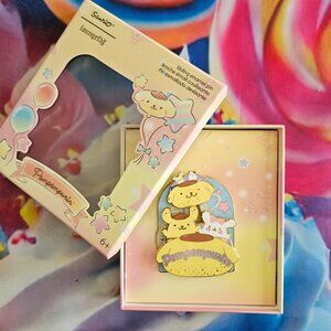 Loungefly Sanrio Pompompurin & Macaroon Carnival 3" Collector Box Sliding Pin